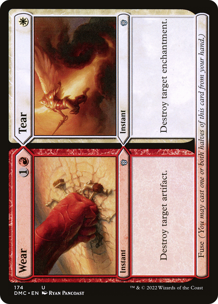 Wear // Tear (DMC-174) - Dominaria United Commander - Premium MTG Single from Wizards of the Coast - Just $0.45! Shop now at Game Crave Tournament Store