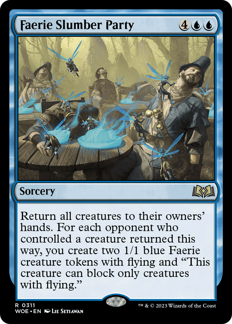 Faerie Slumber Party (WOE-311) - Wilds of Eldraine - Premium MTG Single from Wizards of the Coast - Just $0.31! Shop now at Game Crave Tournament Store