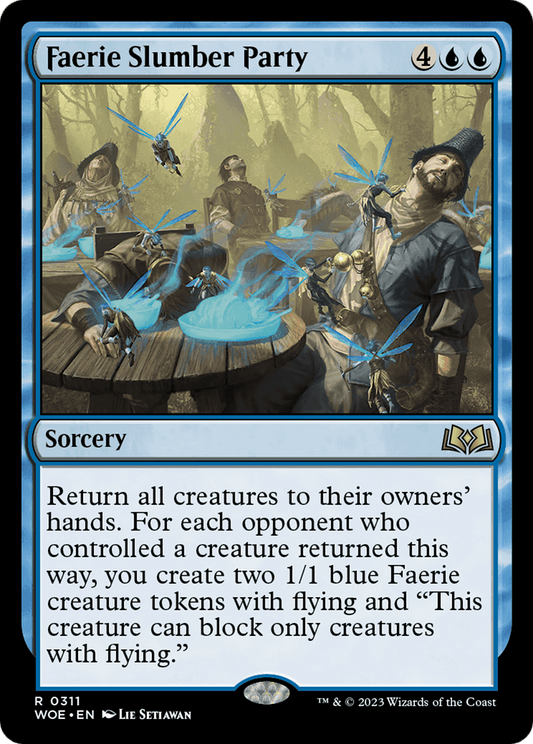 Faerie Slumber Party (WOE-311) - Wilds of Eldraine - Premium MTG Single from Wizards of the Coast - Just $0.31! Shop now at Game Crave Tournament Store