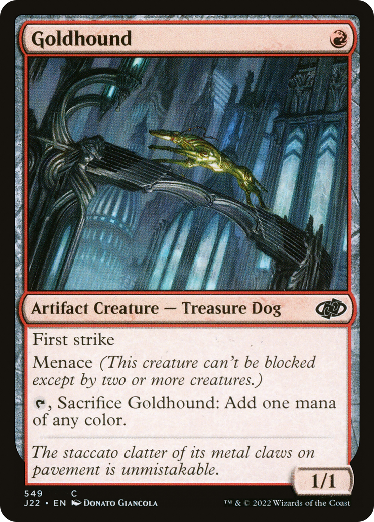Goldhound (J22-549) - Jumpstart 2022 - Premium MTG Single from Wizards of the Coast - Just $0.08! Shop now at Game Crave Tournament Store