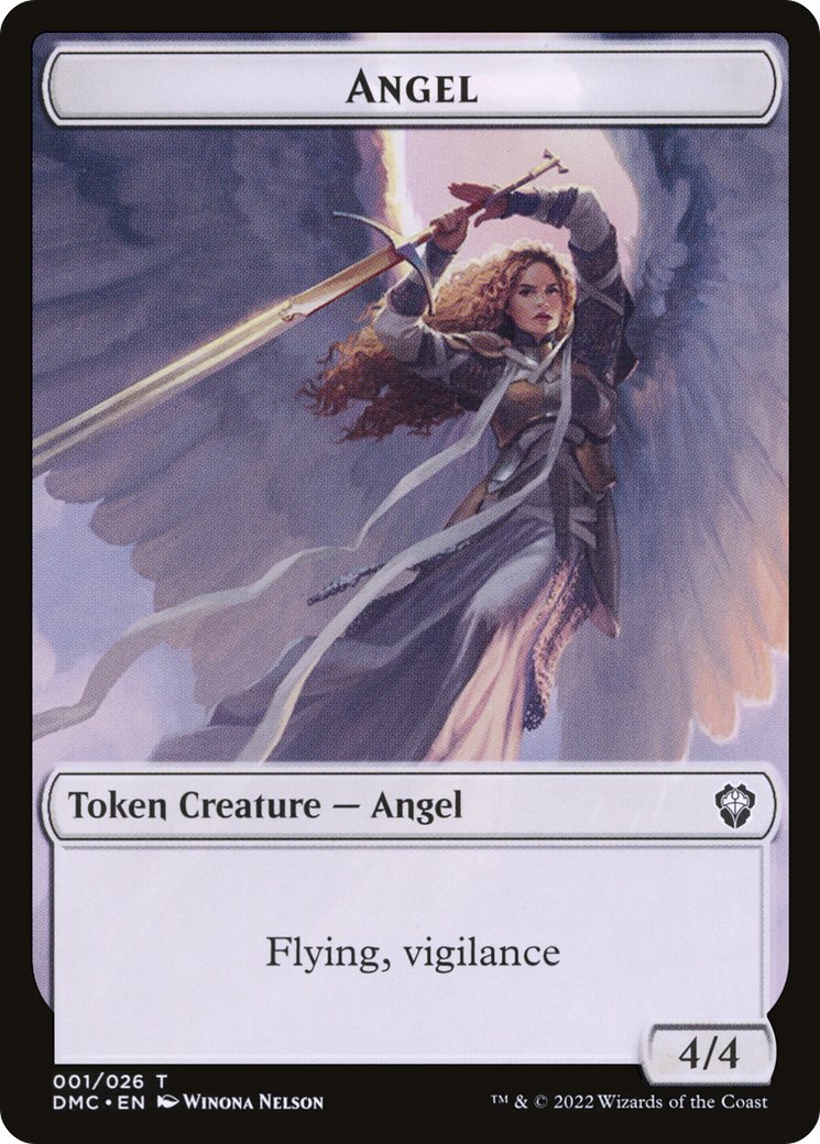 Angel (TDMU-001) - Dominaria United Tokens - Premium MTG Single from Wizards of the Coast - Just $0! Shop now at Game Crave Tournament Store