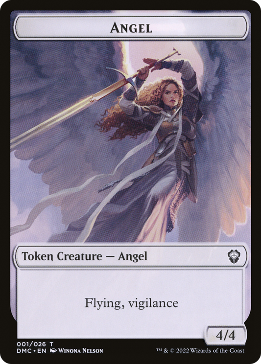 Angel (TDMU-001) - Dominaria United Tokens - Premium MTG Single from Wizards of the Coast - Just $0! Shop now at Game Crave Tournament Store