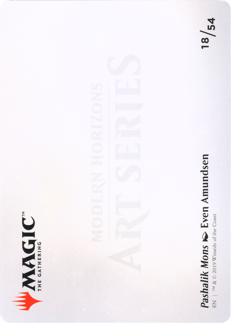 Pashalik Mons // Pashalik Mons (AMH1-018) - Modern Horizons Art Series (Borderless) - Premium MTG Single from Wizards of the Coast - Just $0! Shop now at Game Crave Tournament Store