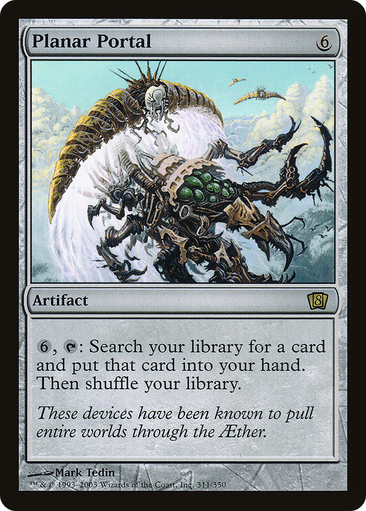 Planar Portal (8ED-311★) - Eighth Edition Foil - Premium MTG Single from Wizards of the Coast - Just $1.38! Shop now at Game Crave Tournament Store