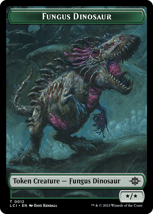 Fungus Dinosaur (TLCI-012) - The Lost Caverns of Ixalan Tokens Foil - Premium MTG Single from Wizards of the Coast - Just $0! Shop now at Game Crave Tournament Store