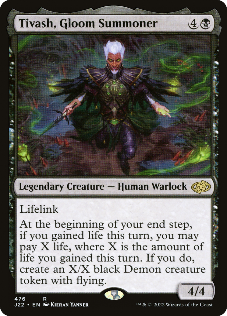 Tivash, Gloom Summoner (J22-476) - Jumpstart 2022 - Premium MTG Single from Wizards of the Coast - Just $0.25! Shop now at Game Crave Tournament Store