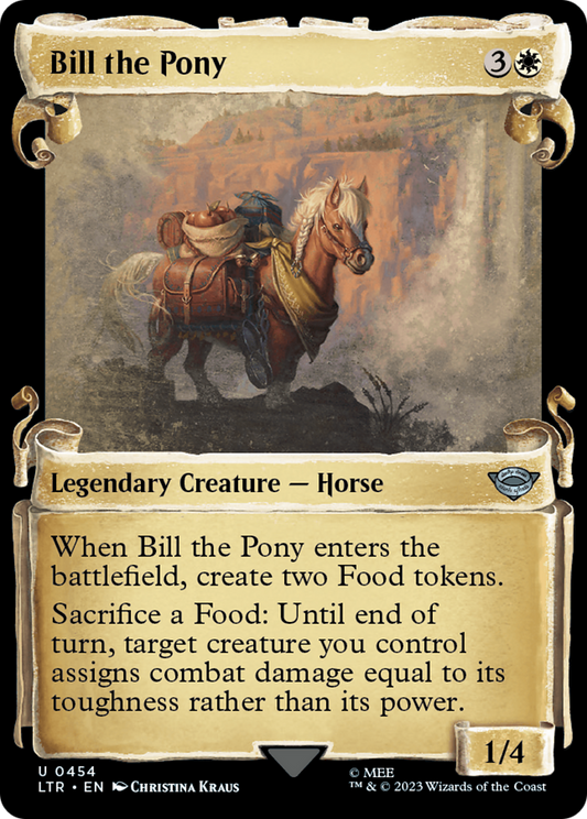 Bill the Pony (LTR-454) - The Lord of the Rings: Tales of Middle-earth: (Showcase) - Premium MTG Single from Wizards of the Coast - Just $0.08! Shop now at Game Crave Tournament Store