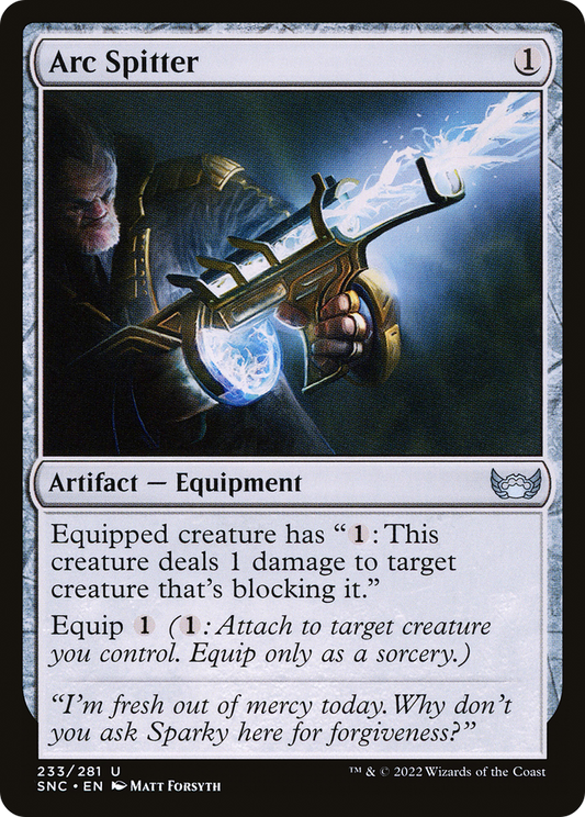 Arc Spitter (SNC-233) - Streets of New Capenna - Premium MTG Single from Wizards of the Coast - Just $0.08! Shop now at Game Crave Tournament Store