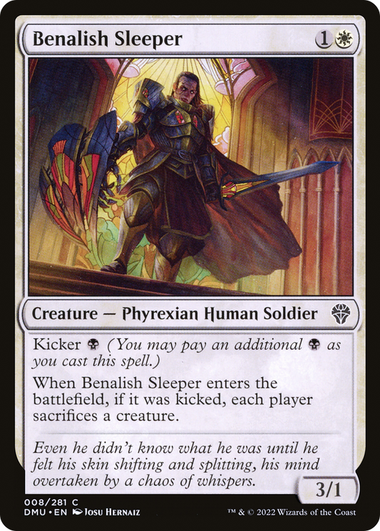 Benalish Sleeper (DMU-008) - Dominaria United - Premium MTG Single from Wizards of the Coast - Just $0.08! Shop now at Game Crave Tournament Store