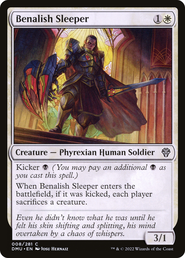 Benalish Sleeper (DMU-008) - Dominaria United Foil - Premium MTG Single from Wizards of the Coast - Just $0.08! Shop now at Game Crave Tournament Store