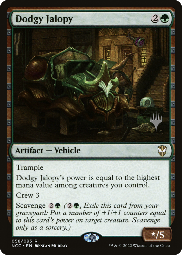 Dodgy Jalopy (PNCC-58P) - New Capenna Commander Promos Foil - Premium MTG Single from Wizards of the Coast - Just $0.21! Shop now at Game Crave Tournament Store