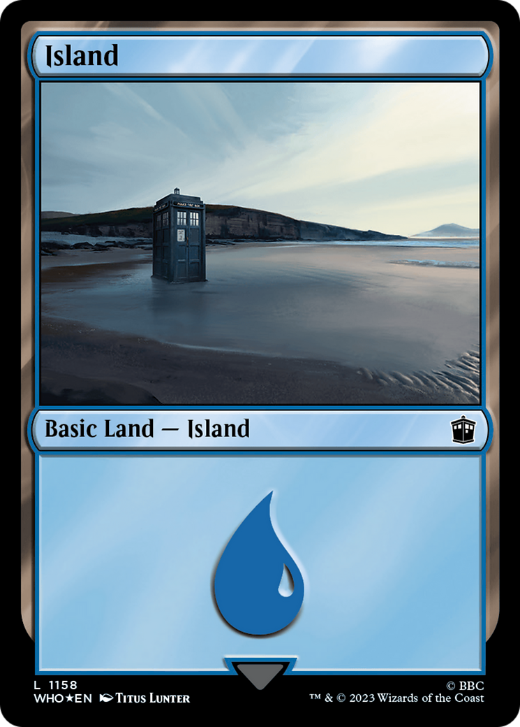 Island (WHO-1158) - Doctor Who Foil - Premium MTG Single from Wizards of the Coast - Just $0.80! Shop now at Game Crave Tournament Store