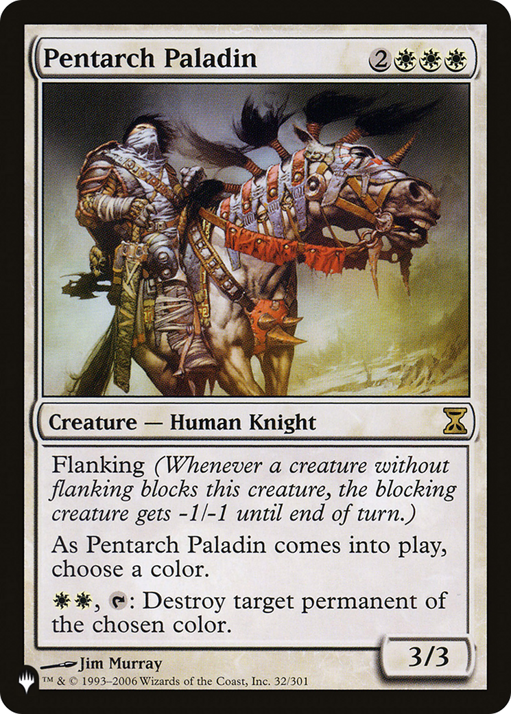 Pentarch Paladin (PLIST-749) - The List - Premium MTG Single from Wizards of the Coast - Just $0.08! Shop now at Game Crave Tournament Store