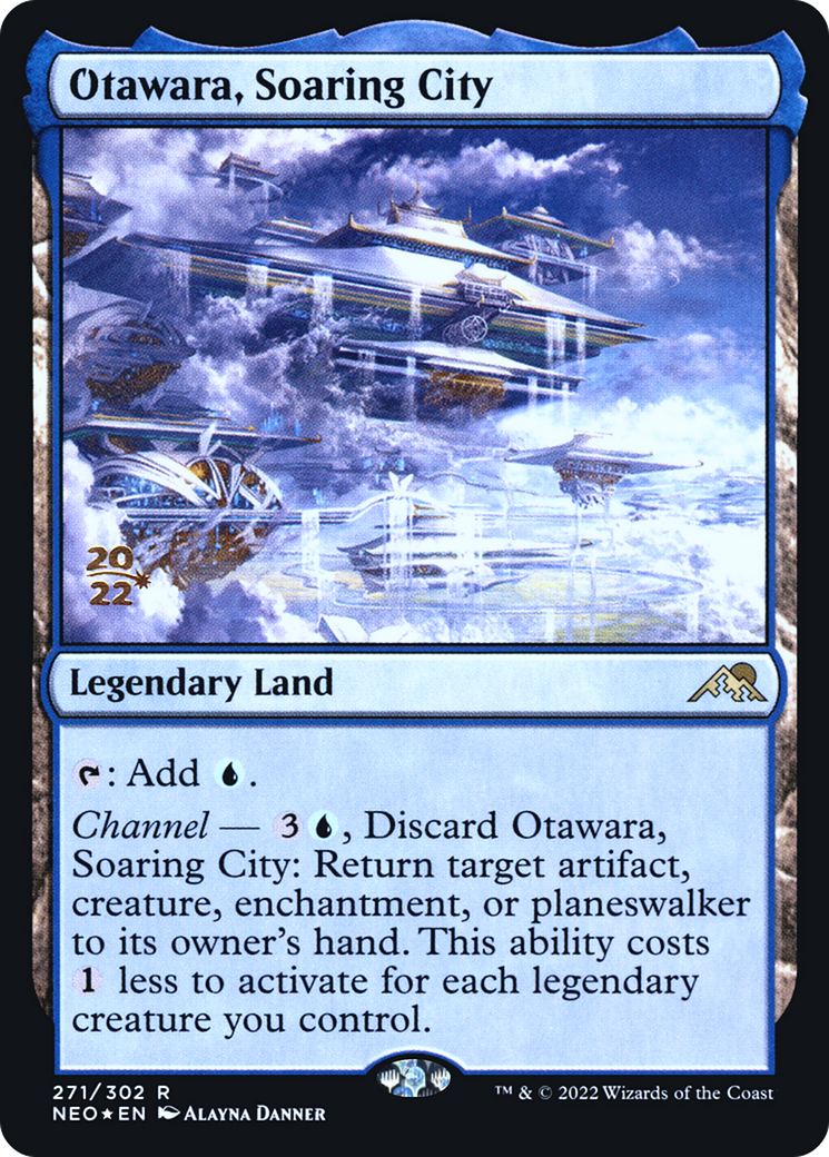Otawara, Soaring City (PNEO-271S) - Kamigawa: Neon Dynasty Promos Foil - Premium MTG Single from Wizards of the Coast - Just $20.24! Shop now at Game Crave Tournament Store