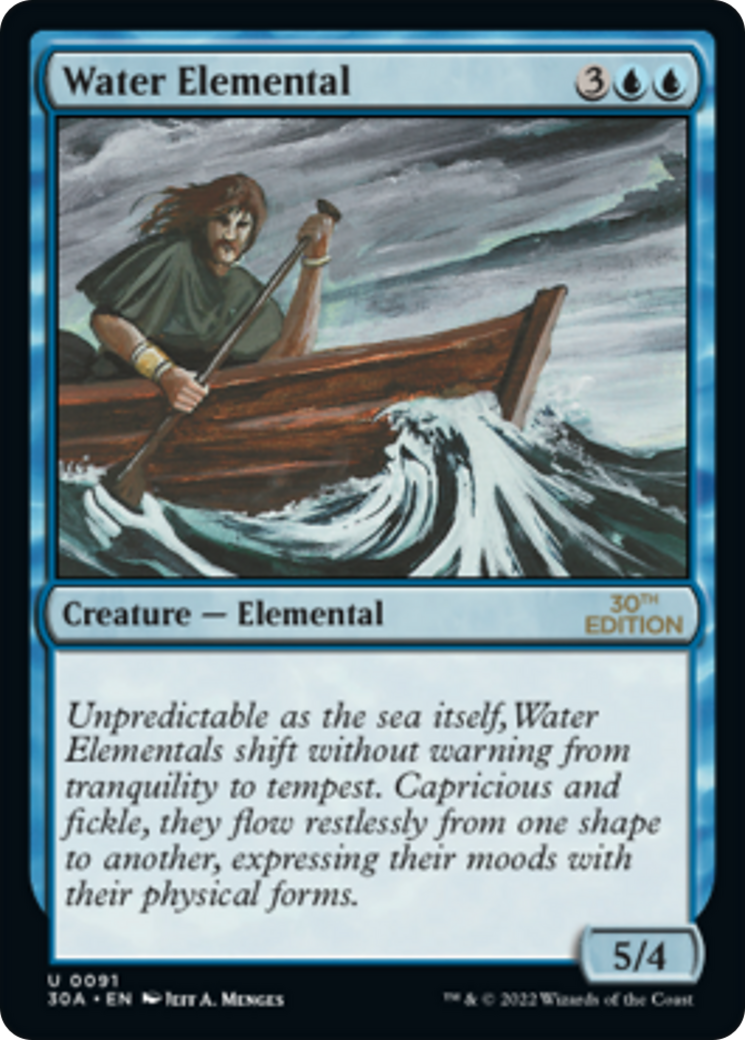 Water Elemental (30A-091) - 30th Anniversary Edition - Premium MTG Single from Wizards of the Coast - Just $0.16! Shop now at Game Crave Tournament Store