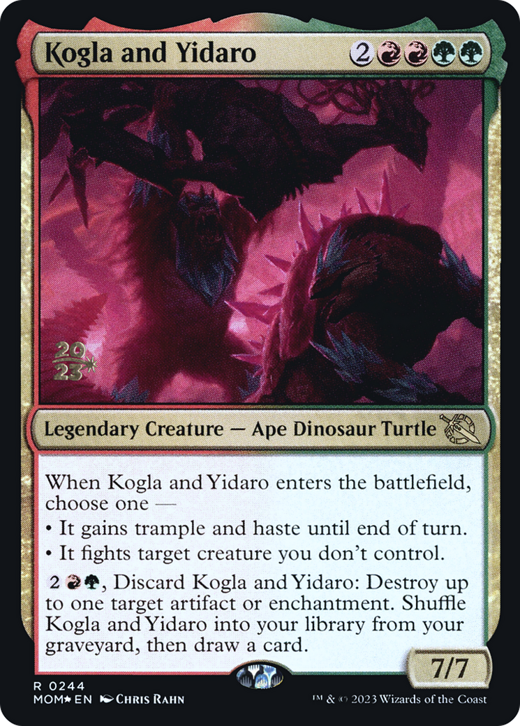 Kogla and Yidaro (PMOM-244S) - March of the Machine Promos Foil - Premium MTG Single from Wizards of the Coast - Just $0.55! Shop now at Game Crave Tournament Store