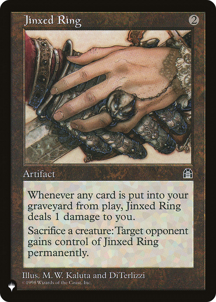 Jinxed Ring (PLIST-1157) - The List - Premium MTG Single from Wizards of the Coast - Just $0.78! Shop now at Game Crave Tournament Store