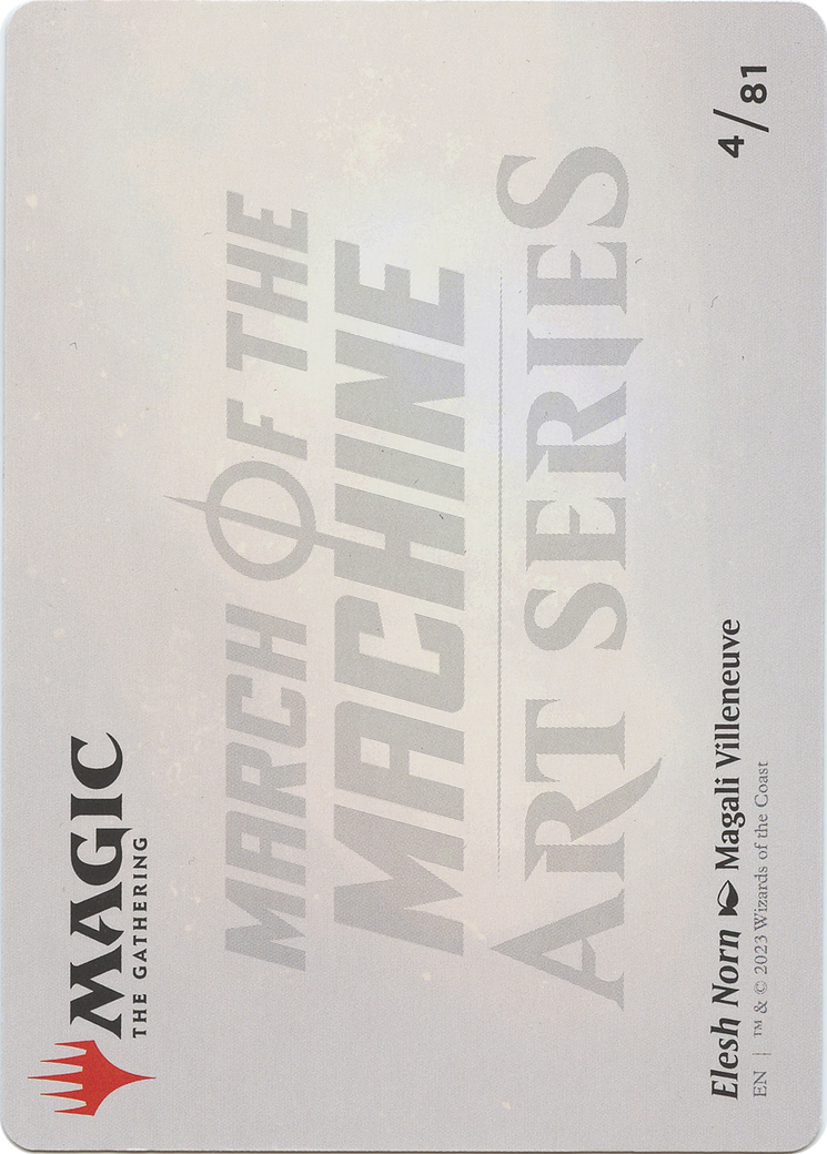 Elesh Norn // Elesh Norn (AMOM-004) - March of the Machine Art Series (Borderless) - Premium MTG Single from Wizards of the Coast - Just $0! Shop now at Game Crave Tournament Store