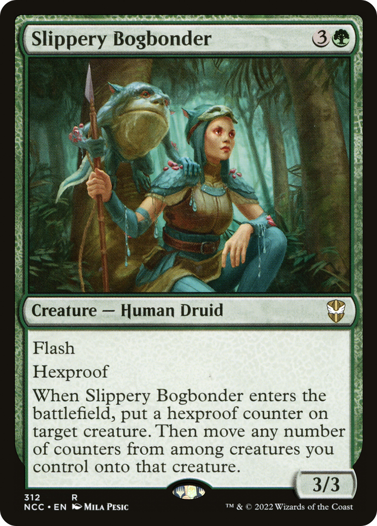 Slippery Bogbonder (NCC-312) - New Capenna Commander - Premium MTG Single from Wizards of the Coast - Just $1.83! Shop now at Game Crave Tournament Store