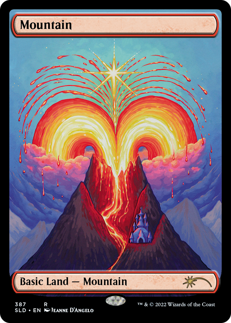 Mountain (SLD-387) - Secret Lair Drop Foil - Premium MTG Single from Wizards of the Coast - Just $1.64! Shop now at Game Crave Tournament Store
