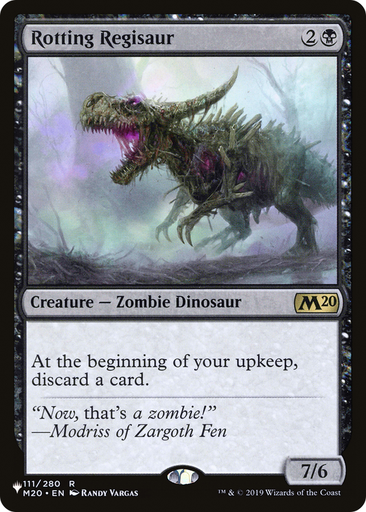 Rotting Regisaur (PLIST-1305) - The List - Premium MTG Single from Wizards of the Coast - Just $0.27! Shop now at Game Crave Tournament Store