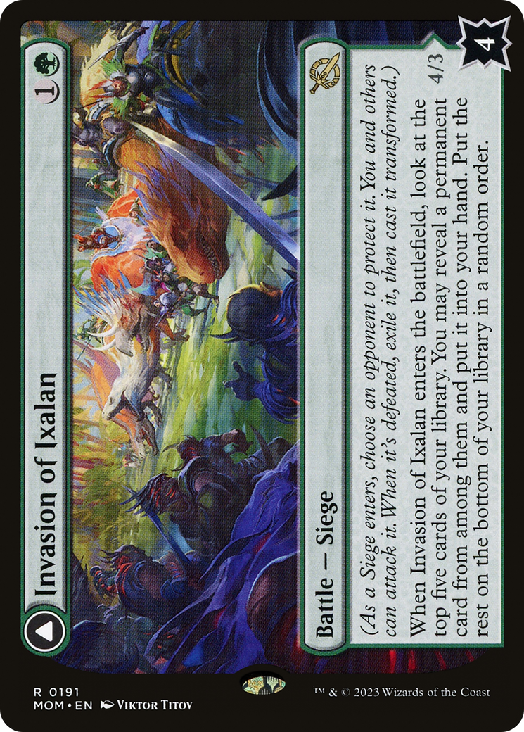 Invasion of Ixalan // Belligerent Regisaur (MOM-191) - March of the Machine - Premium MTG Single from Wizards of the Coast - Just $0.08! Shop now at Game Crave Tournament Store