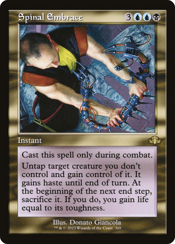 Spinal Embrace (DMR-369) - Dominaria Remastered - Premium MTG Single from Wizards of the Coast - Just $0.08! Shop now at Game Crave Tournament Store