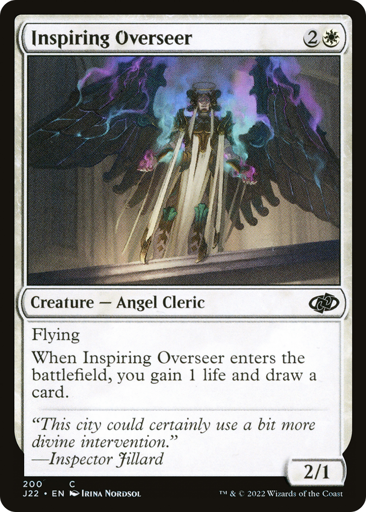 Inspiring Overseer (J22-200) - Jumpstart 2022 - Premium MTG Single from Wizards of the Coast - Just $0.08! Shop now at Game Crave Tournament Store