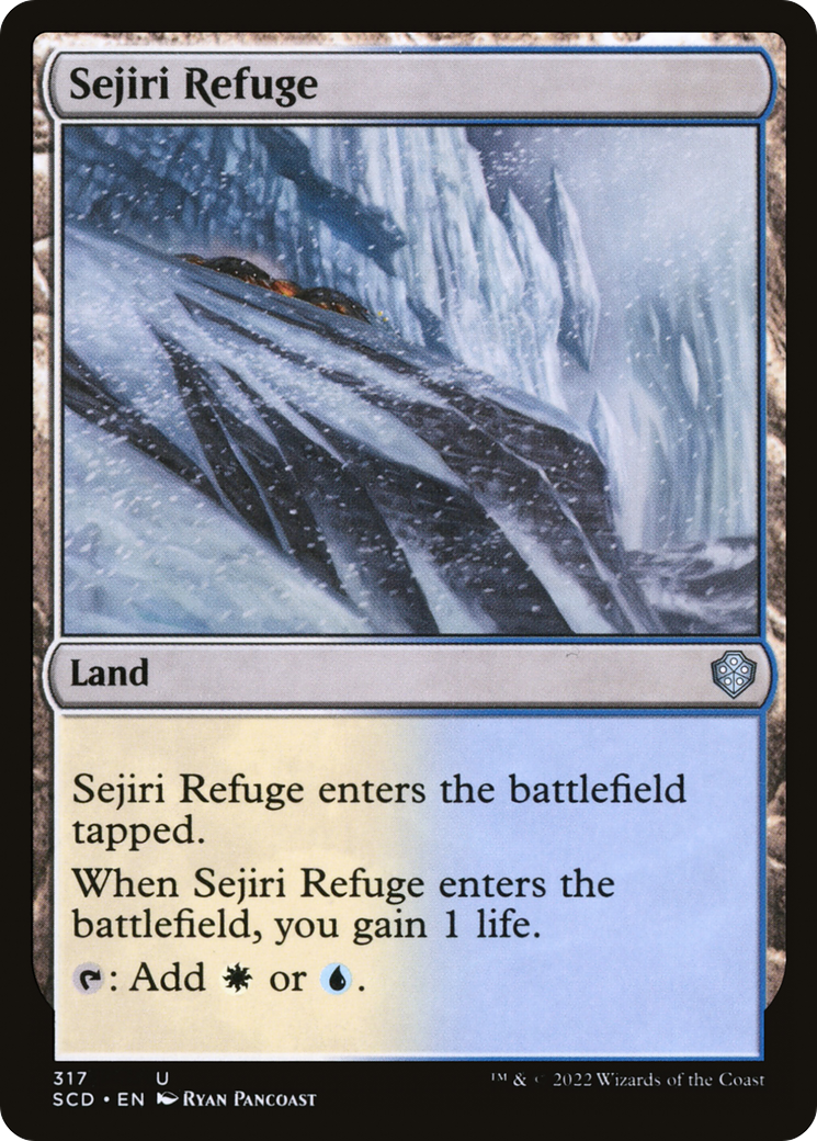 Sejiri Refuge (SCD-317) - Starter Commander Decks - Premium MTG Single from Wizards of the Coast - Just $0.08! Shop now at Game Crave Tournament Store
