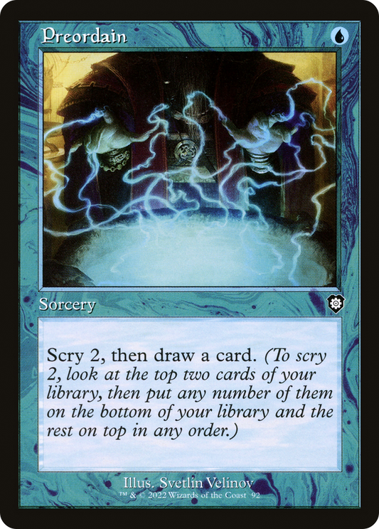 Preordain (BRC-092) - The Brothers' War Commander - Premium MTG Single from Wizards of the Coast - Just $4.94! Shop now at Game Crave Tournament Store
