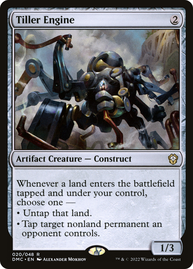 Tiller Engine (DMC-020) - Dominaria United Commander - Premium MTG Single from Wizards of the Coast - Just $2.16! Shop now at Game Crave Tournament Store