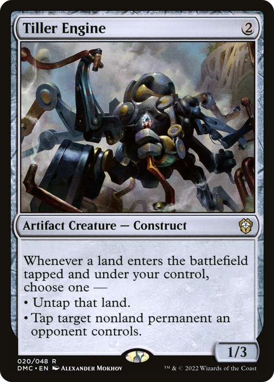 Tiller Engine (DMC-020) - Dominaria United Commander - Premium MTG Single from Wizards of the Coast - Just $2.16! Shop now at Game Crave Tournament Store