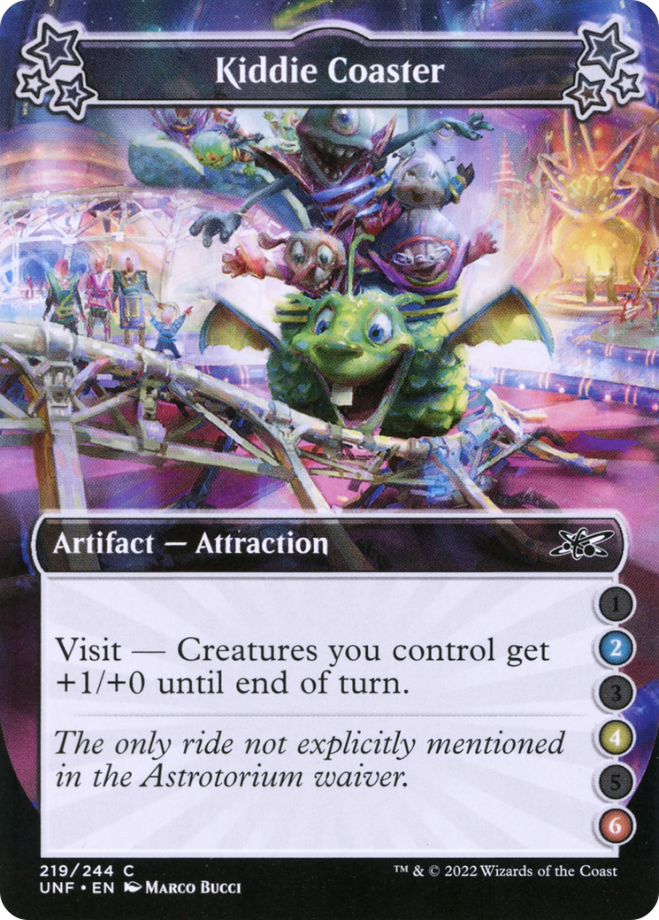 Kiddie Coaster (UNF-219B) - Unfinity - Premium MTG Single from Wizards of the Coast - Just $0.25! Shop now at Game Crave Tournament Store