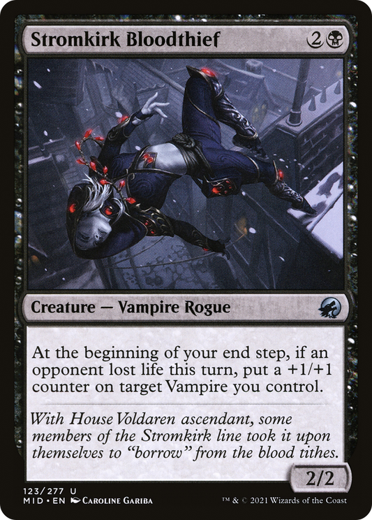 Stromkirk Bloodthief (MID-123) - Innistrad: Midnight Hunt - Premium MTG Single from Wizards of the Coast - Just $0.25! Shop now at Game Crave Tournament Store