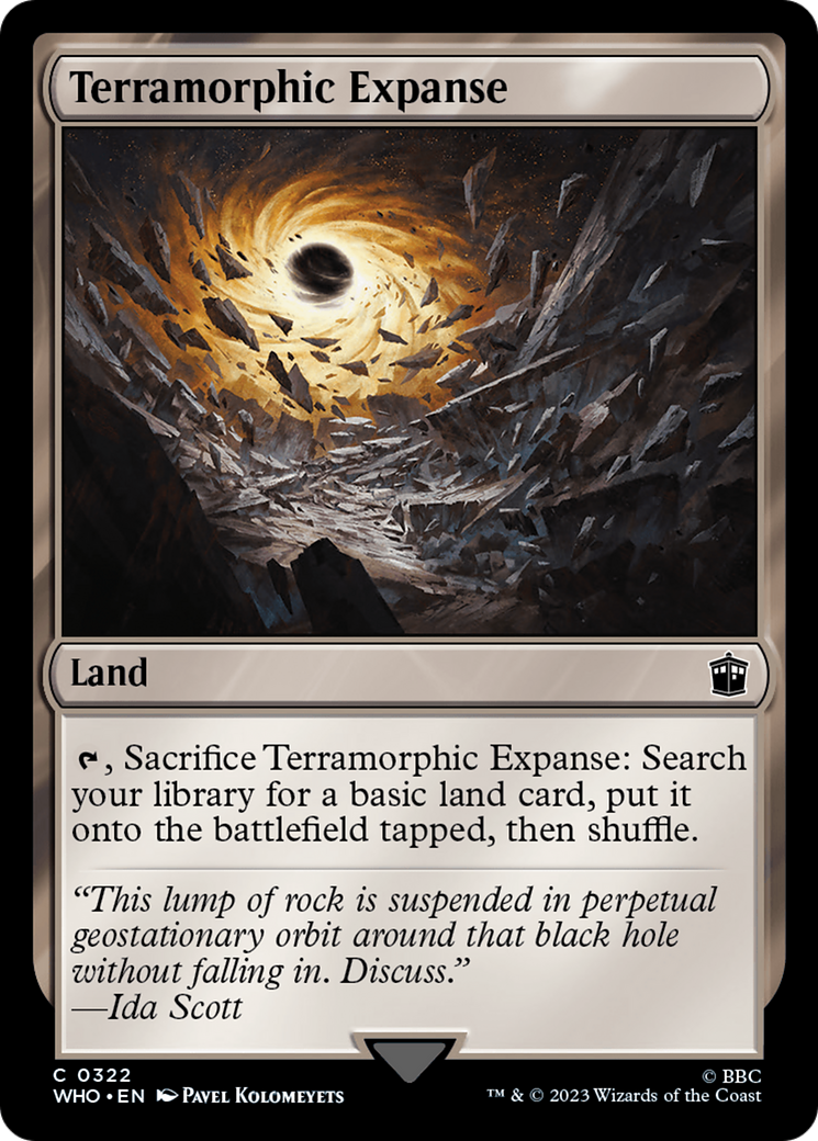 Terramorphic Expanse (WHO-322) - Doctor Who - Premium MTG Single from Wizards of the Coast - Just $0.08! Shop now at Game Crave Tournament Store