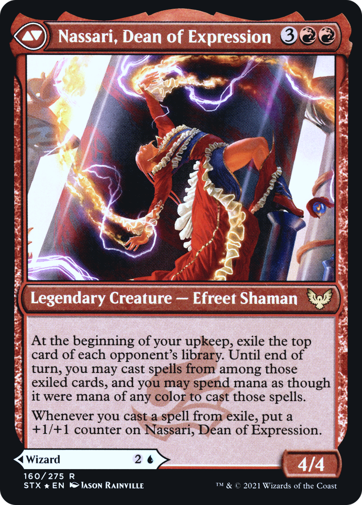 Uvilda, Dean of Perfection // Nassari, Dean of Expression (PSTX-160S) - Strixhaven: School of Mages Promos Foil - Premium MTG Single from Wizards of the Coast - Just $0.40! Shop now at Game Crave Tournament Store