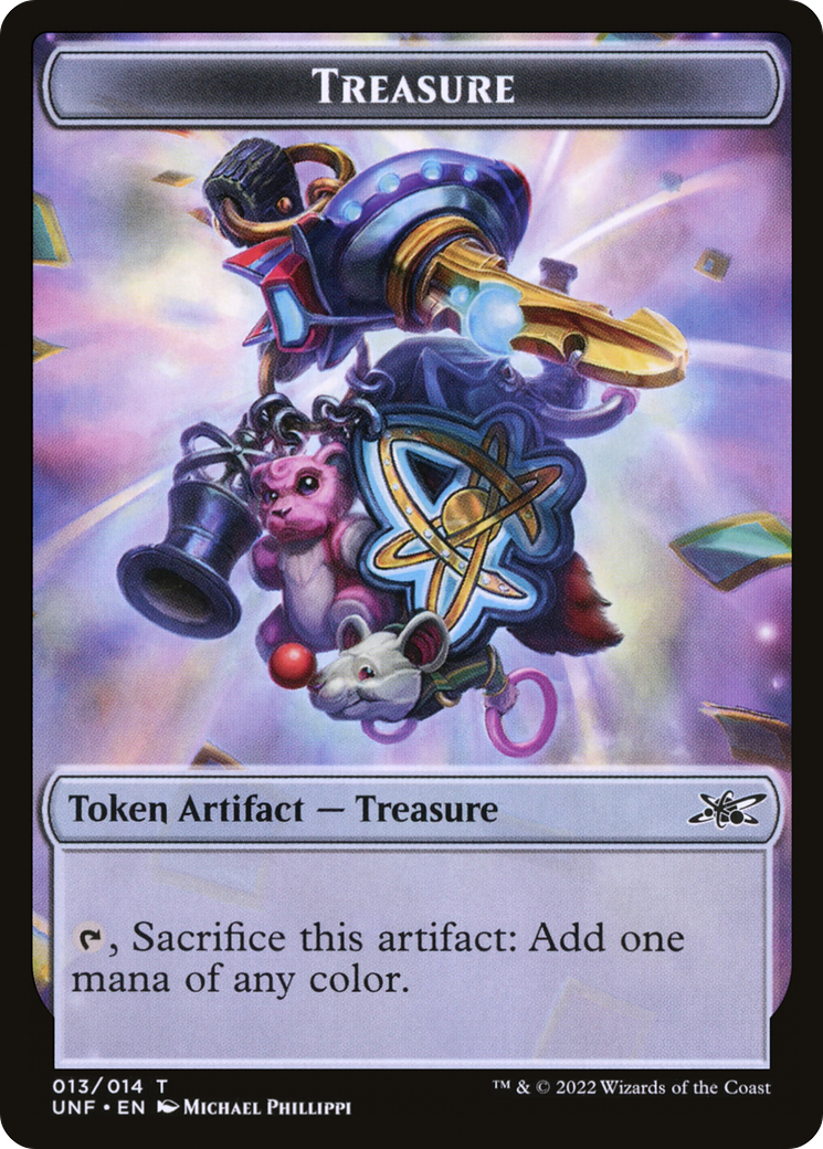 Treasure (TUNF-013) - Unfinity Tokens - Premium MTG Single from Wizards of the Coast - Just $0.08! Shop now at Game Crave Tournament Store