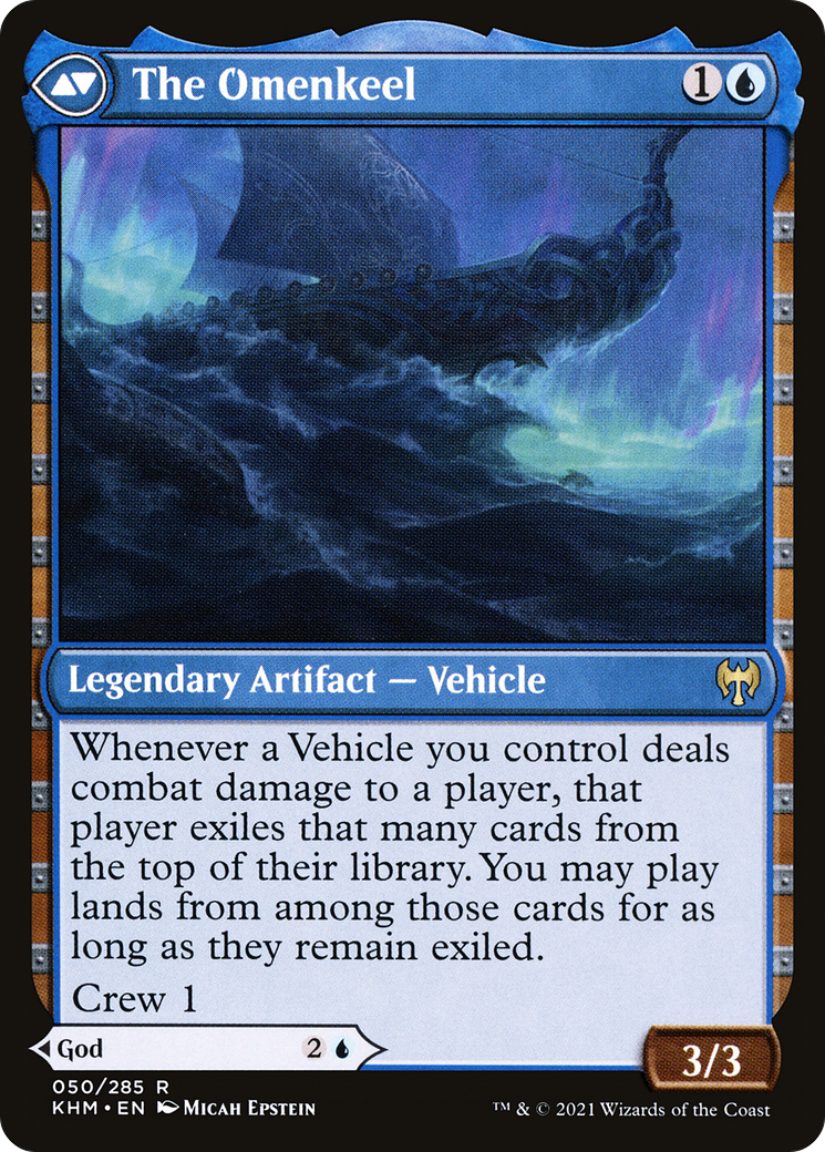 Cosima, God of the Voyage // The Omenkeel (KHM-050) - Kaldheim - Premium MTG Single from Wizards of the Coast - Just $0.15! Shop now at Game Crave Tournament Store