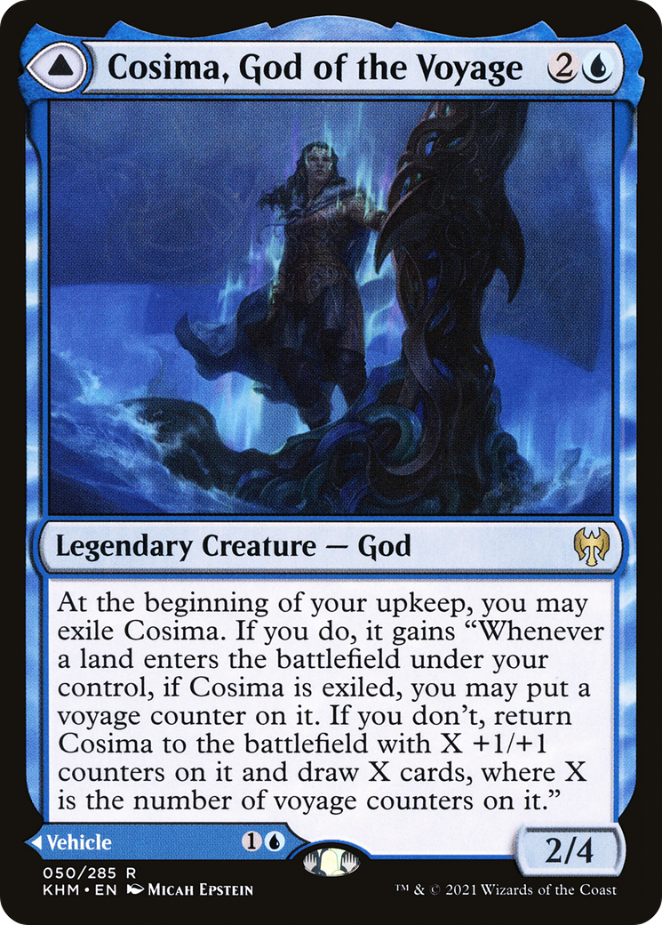Cosima, God of the Voyage // The Omenkeel (KHM-050) - Kaldheim Foil - Premium MTG Single from Wizards of the Coast - Just $0.19! Shop now at Game Crave Tournament Store