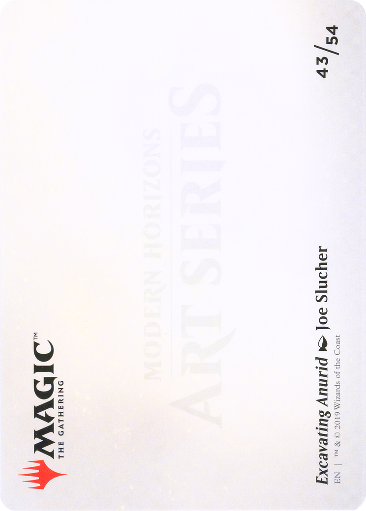Excavating Anurid // Excavating Anurid (AMH1-043) - Modern Horizons Art Series (Borderless) - Premium MTG Single from Wizards of the Coast - Just $0! Shop now at Game Crave Tournament Store