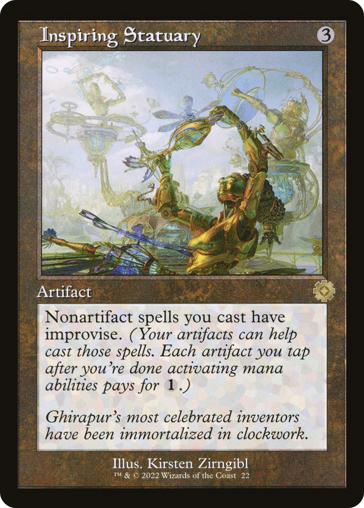 Inspiring Statuary (BRR-022) - The Brothers' War Retro Artifacts - Premium MTG Single from Wizards of the Coast - Just $0.08! Shop now at Game Crave Tournament Store