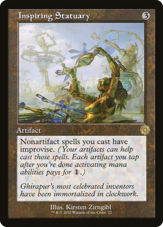 Inspiring Statuary (BRR-022) - The Brothers' War Retro Artifacts - Premium MTG Single from Wizards of the Coast - Just $0.08! Shop now at Game Crave Tournament Store