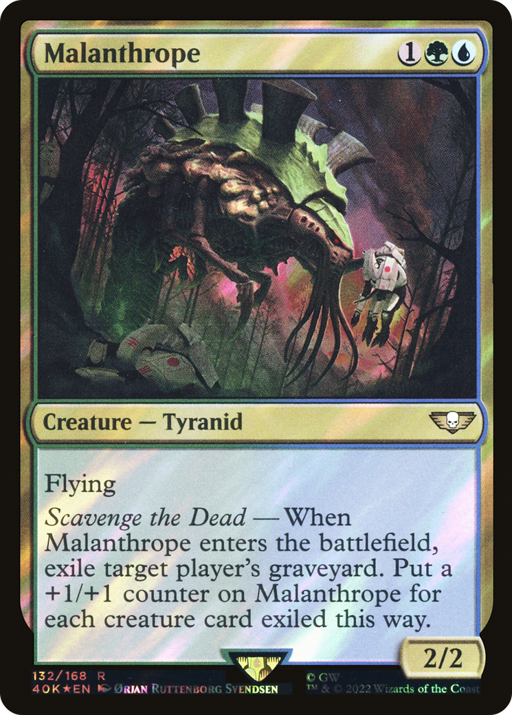Malanthrope (40K-132★) - Warhammer 40,000 Commander Foil - Premium MTG Single from Wizards of the Coast - Just $0.16! Shop now at Game Crave Tournament Store