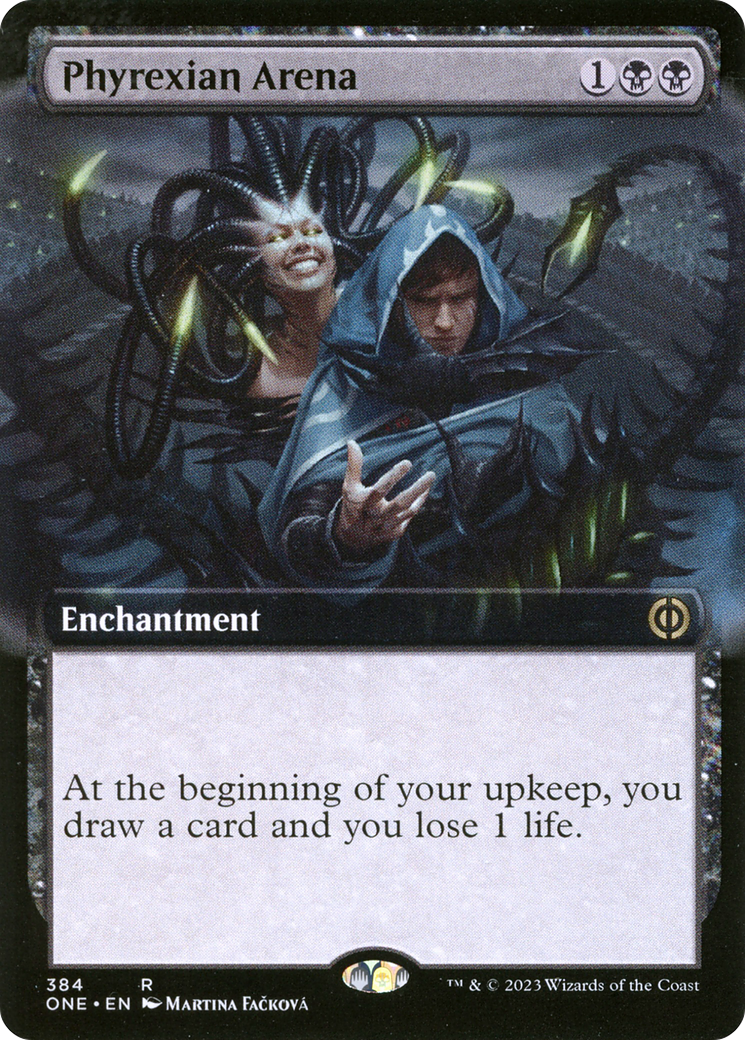 Phyrexian Arena (ONE-384) - Phyrexia: All Will Be One: (Extended Art) Foil - Premium MTG Single from Wizards of the Coast - Just $0.53! Shop now at Game Crave Tournament Store