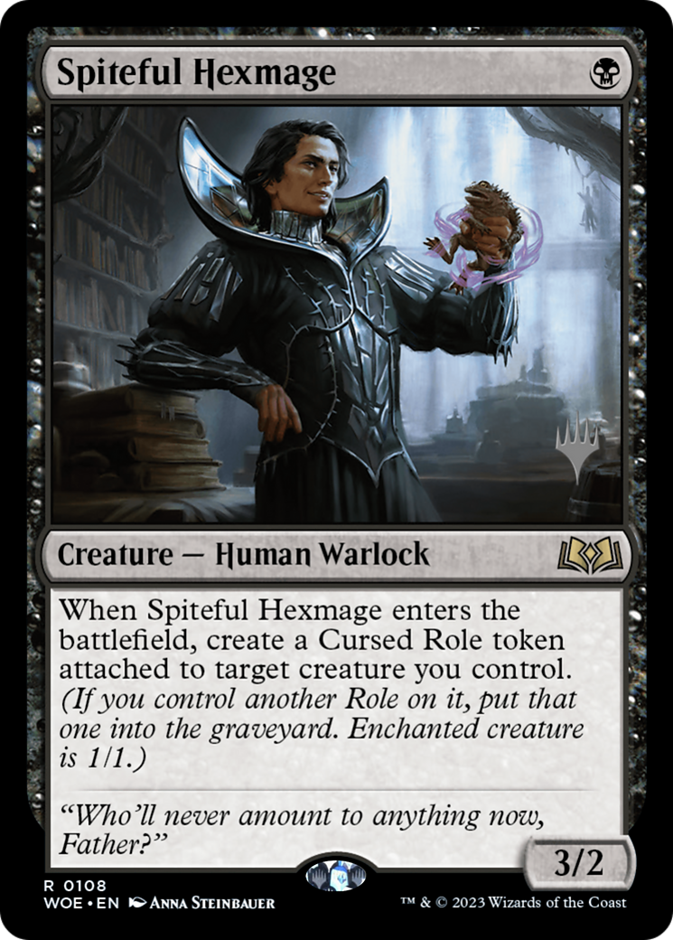Spiteful Hexmage (PWOE-108P) - Wilds of Eldraine Promos Foil - Premium MTG Single from Wizards of the Coast - Just $0.08! Shop now at Game Crave Tournament Store