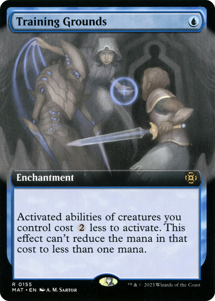 Training Grounds (MAT-155) - March of the Machine: The Aftermath: (Extended Art) Foil - Premium MTG Single from Wizards of the Coast - Just $4! Shop now at Game Crave Tournament Store