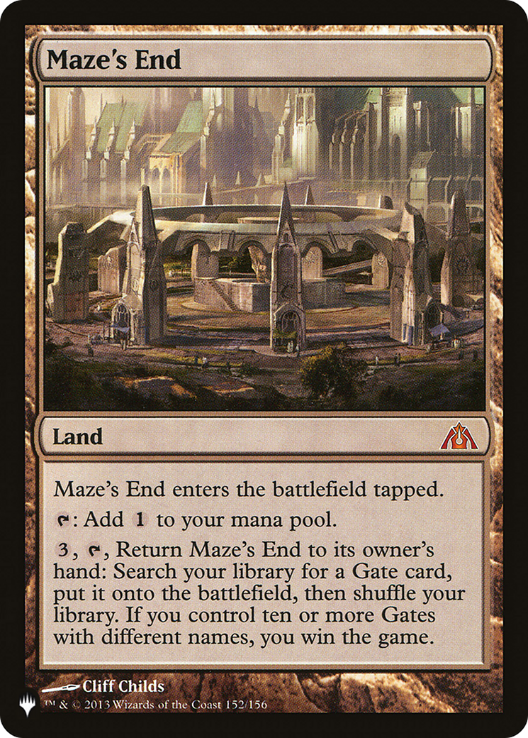 Maze's End (PLIST-813) - The List - Premium MTG Single from Wizards of the Coast - Just $1.48! Shop now at Game Crave Tournament Store