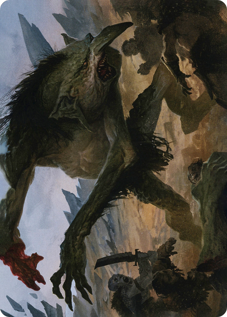 Loathsome Troll // Troll (AAFR-021) - Adventures in the Forgotten Realms Art Series (Borderless) - Premium MTG Single from Wizards of the Coast - Just $0! Shop now at Game Crave Tournament Store