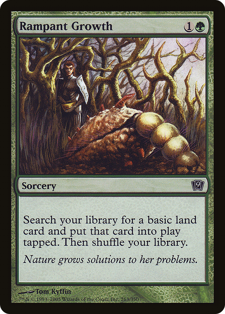 Rampant Growth (9ED-263★) - Ninth Edition Foil - Premium MTG Single from Wizards of the Coast - Just $0.89! Shop now at Game Crave Tournament Store