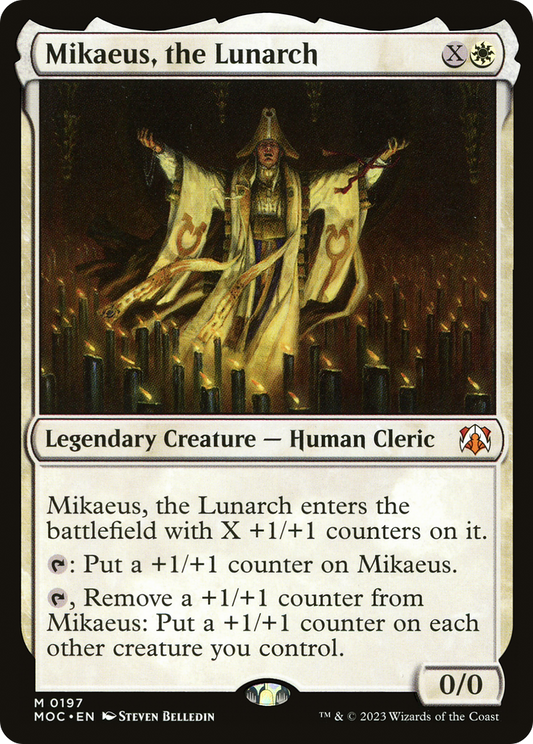 Mikaeus, the Lunarch (MOC-197) - March of the Machine Commander - Premium MTG Single from Wizards of the Coast - Just $0.12! Shop now at Game Crave Tournament Store